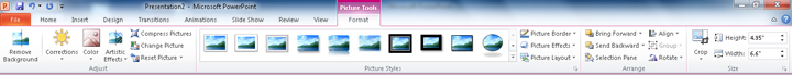 Picture Tools Format tab