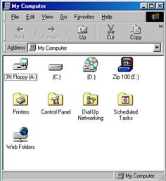 Screenshot of the My Computer Window