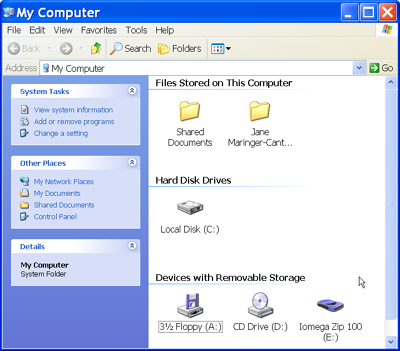 My Computer Window