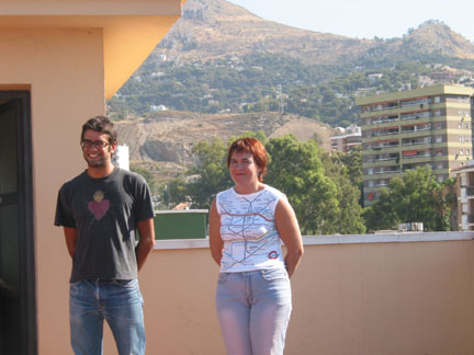 Málaga - two of the Escuela teachers