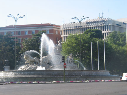Madrid - one of the many fountains