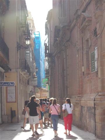 strolling the city