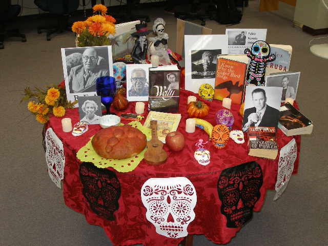 Photo of the Dia de los Muerto altar 2014