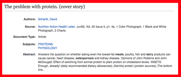 abstract from Ebsco result list