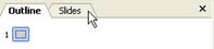 Slides Tab in Normal View
