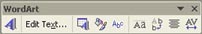 WordArt toolbar