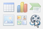 Movie icon from Content layout