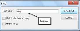 textbox example