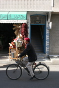 man on bike